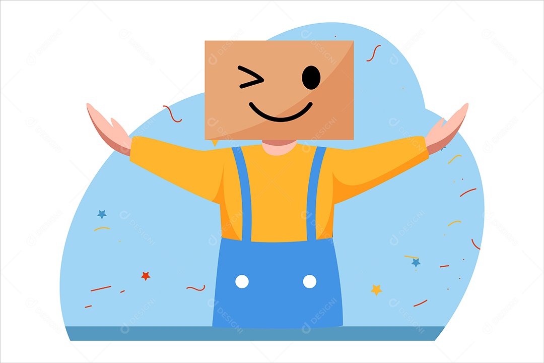 Conceito do Dia da Mentira 01 de Abril Ilustração Vetor EPS