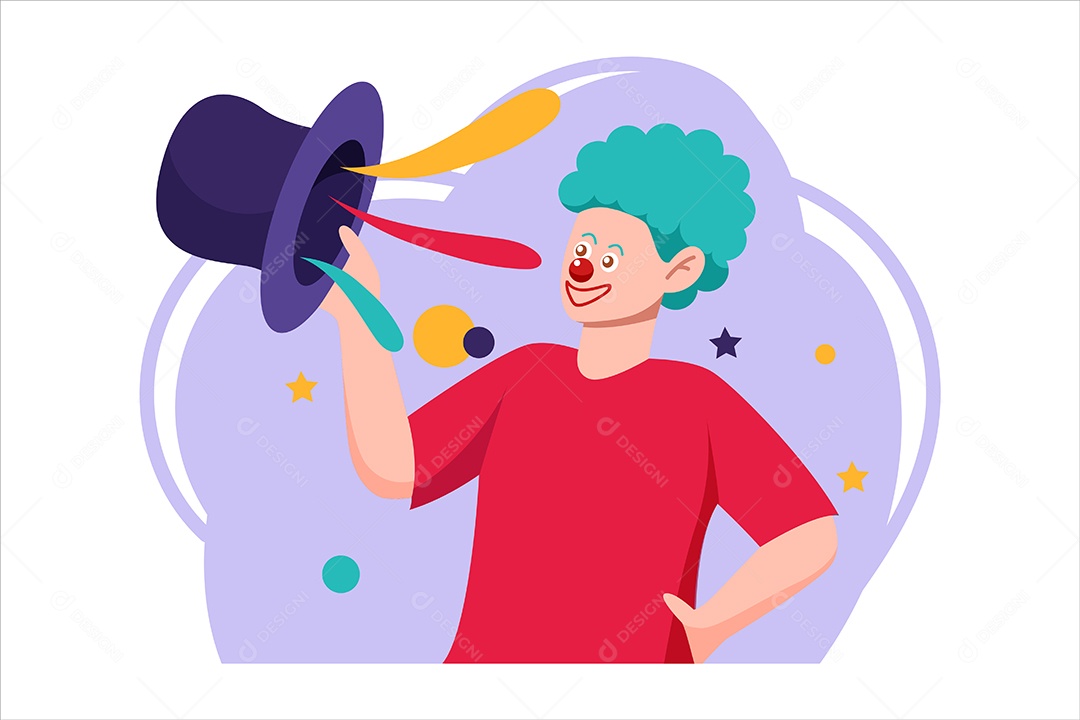 Conceito do Dia da Mentira 01 de Abril Ilustração Vetor EPS