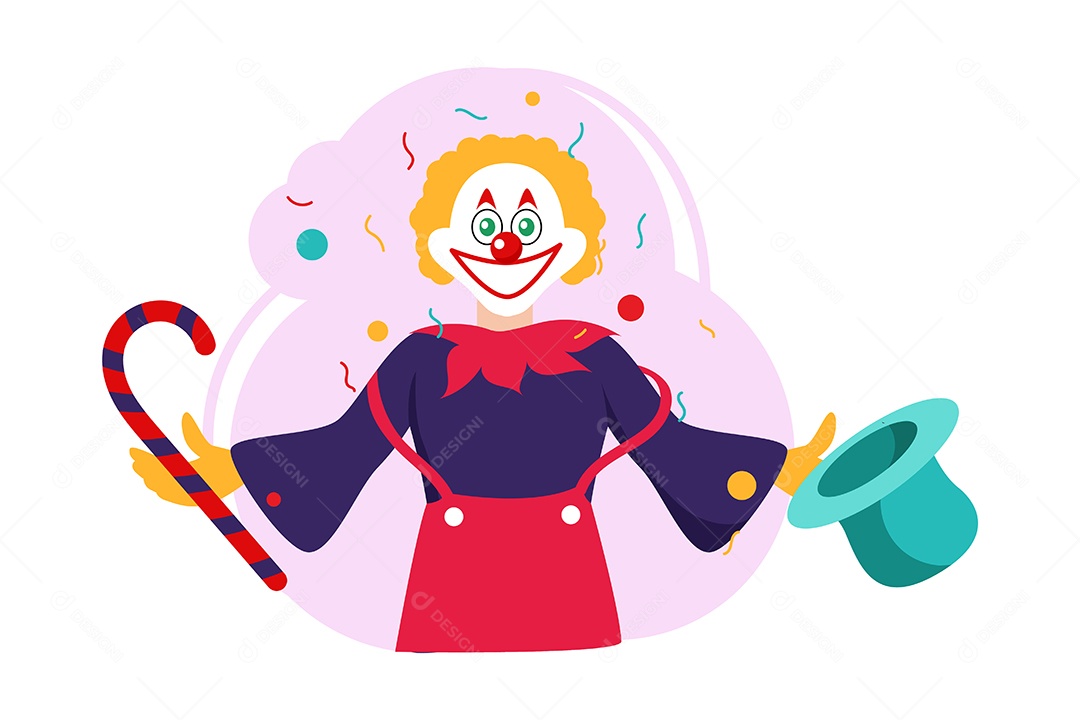 Conceito do Dia da Mentira 01 de Abril Ilustração Vetor EPS