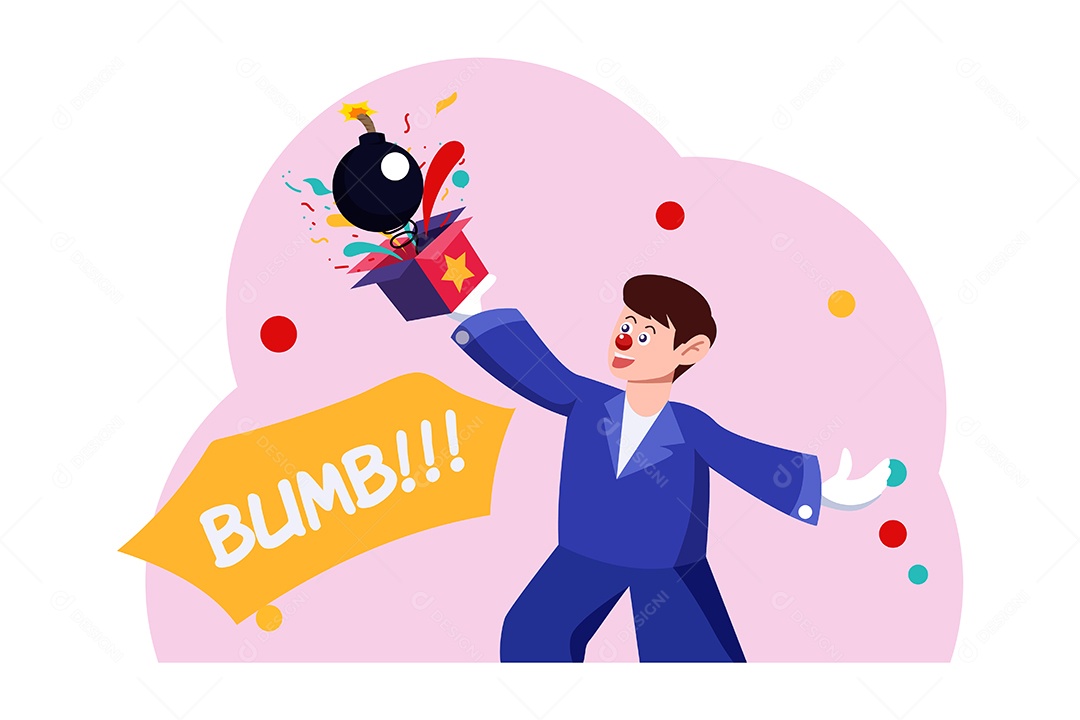 Conceito do Dia da Mentira 01 de Abril Ilustração Vetor EPS