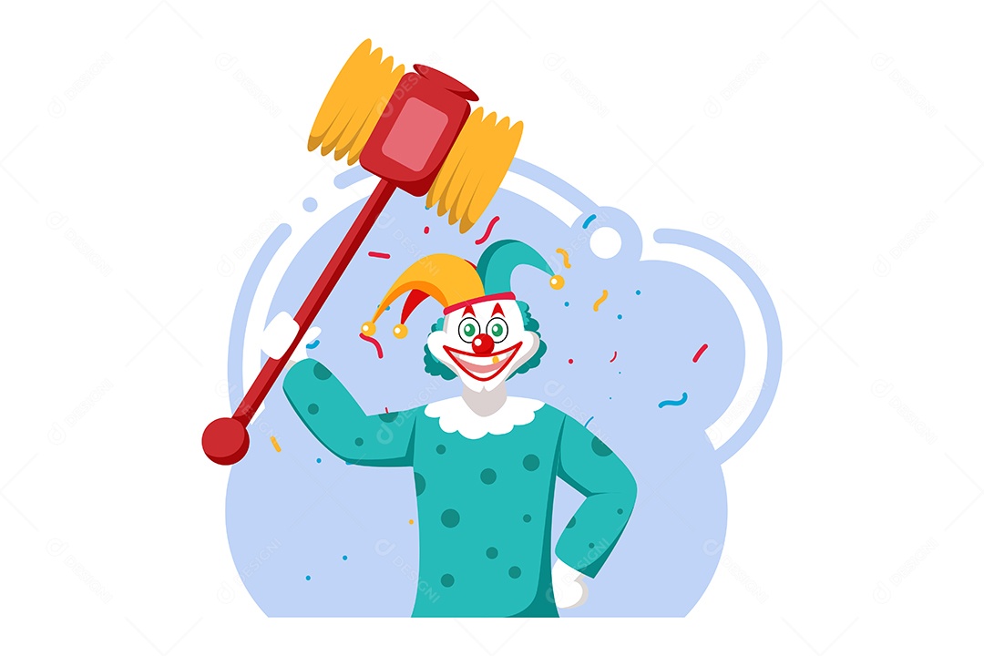 Conceito do Dia da Mentira 01 de Abril Ilustração Vetor EPS