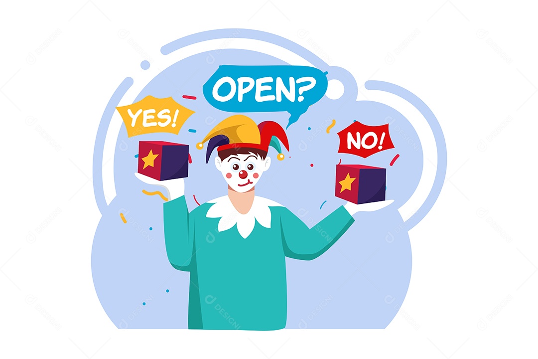 Conceito do Dia da Mentira 01 de Abril Ilustração Vetor EPS