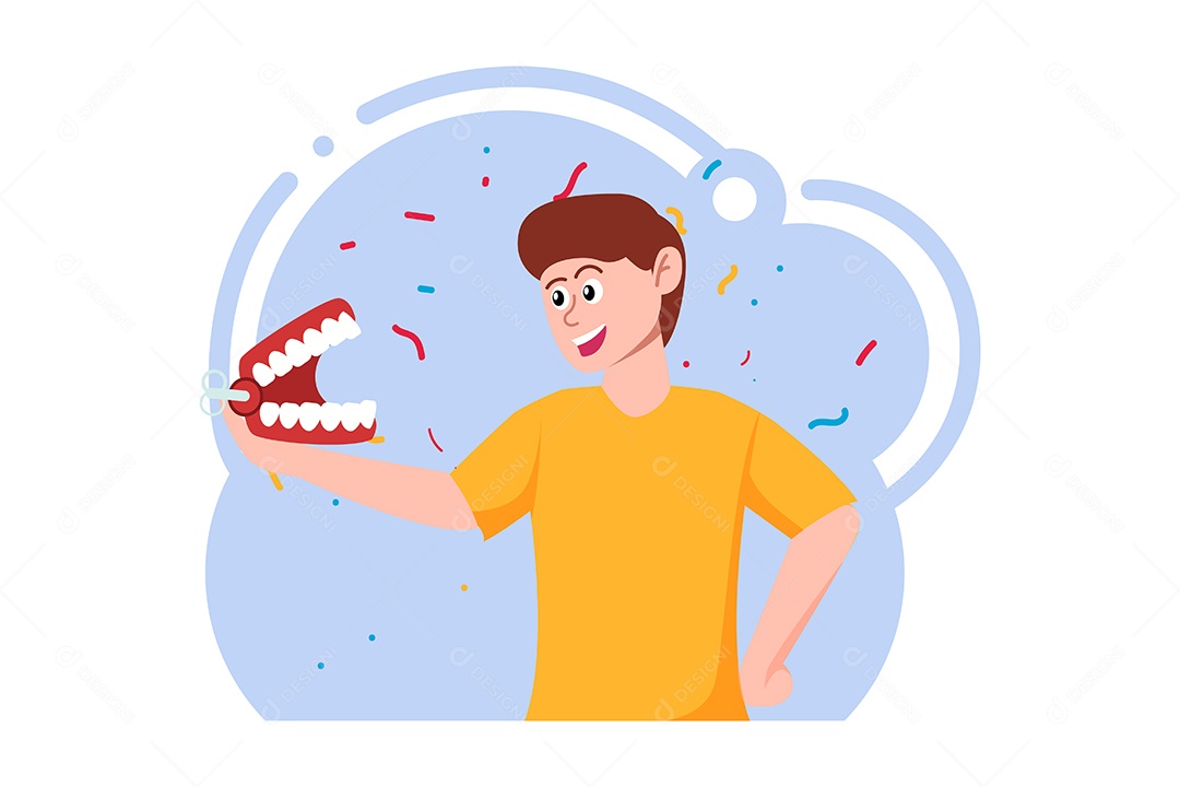 Conceito do Dia da Mentira 01 de Abril Ilustração Vetor EPS