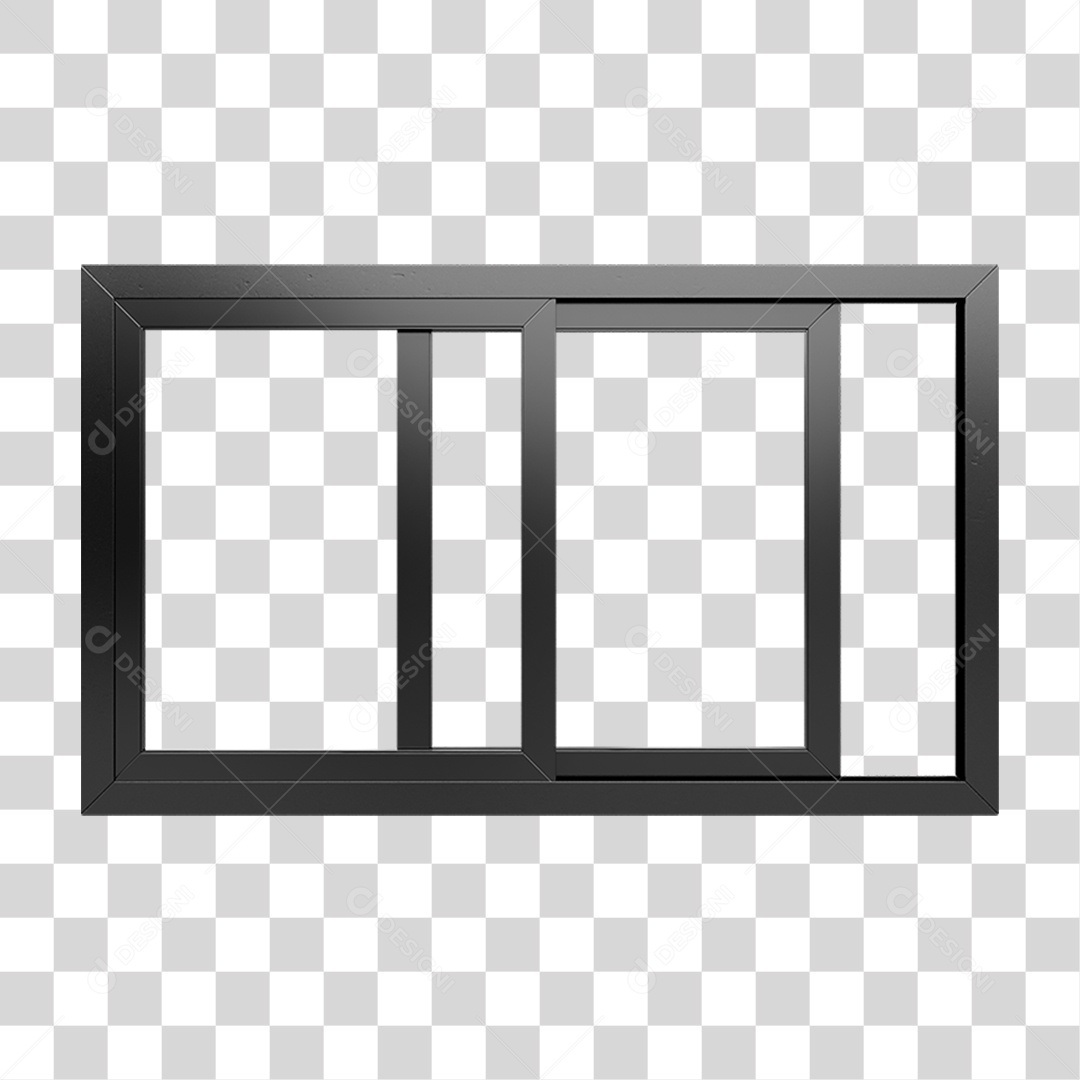 Abertura de Alumínio Metal PNG Transparente