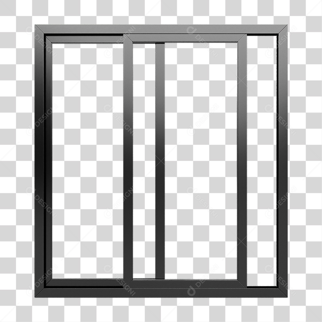 Abertura de Alumínio Metal PNG Transparente