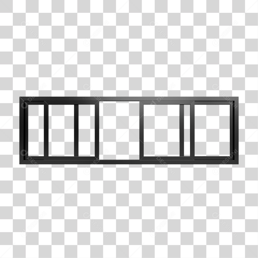 Abertura de Alumínio Metal PNG Transparente