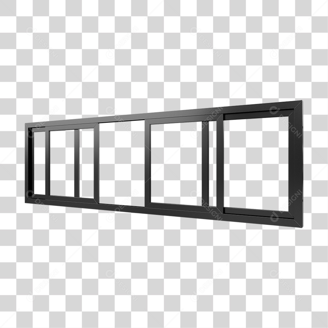 Abertura de Alumínio Metal PNG Transparente