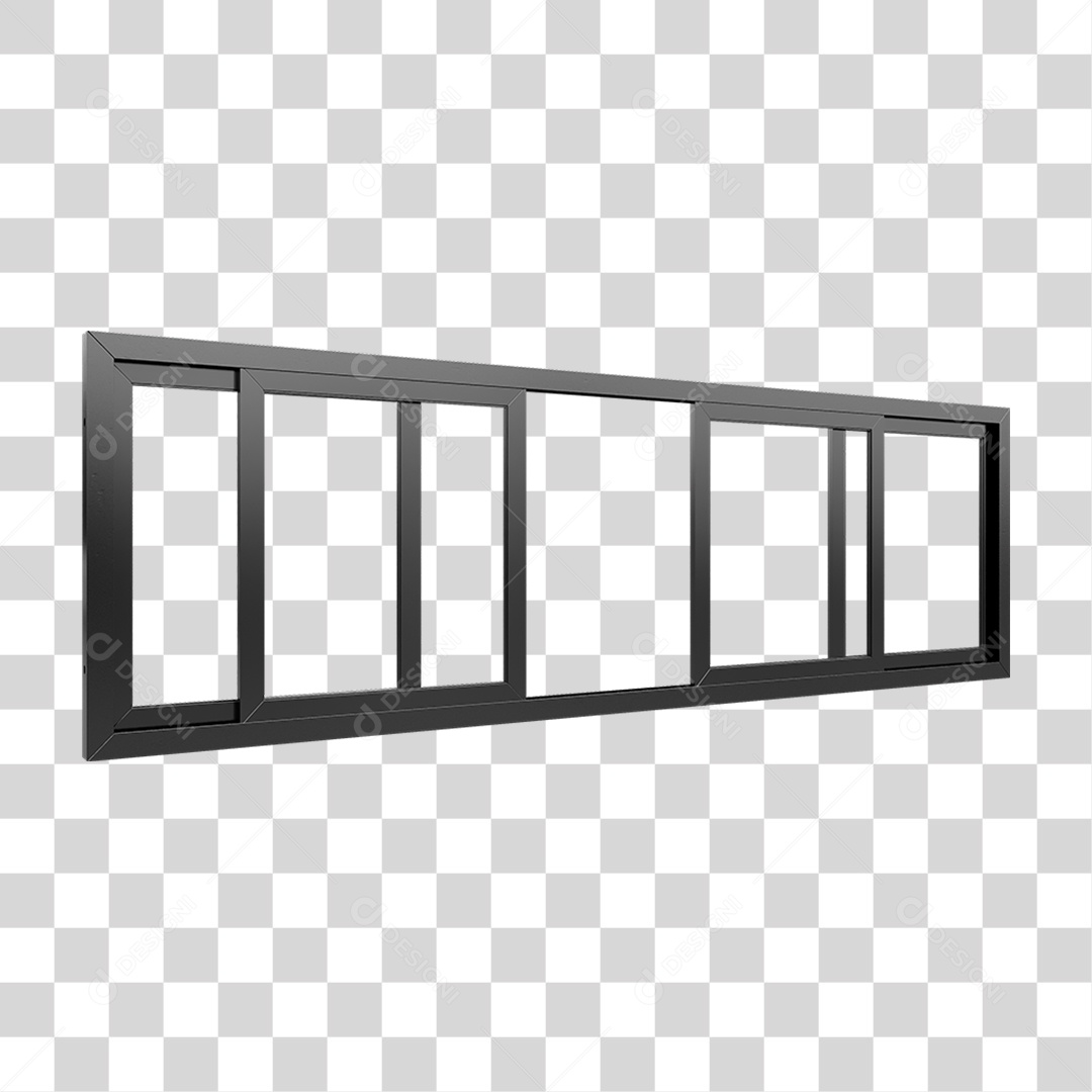 Abertura de Alumínio Metal PNG Transparente