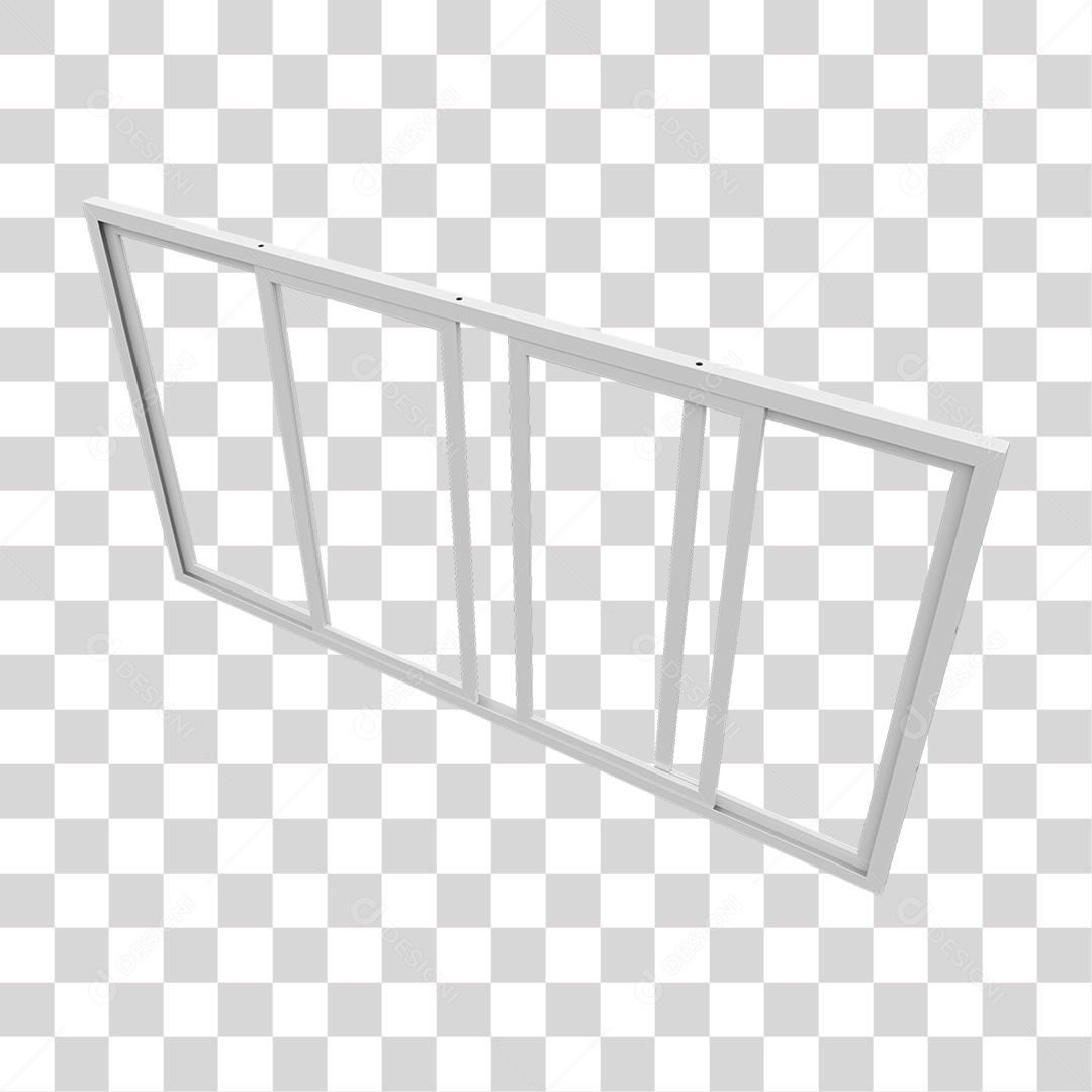 Abertura de Alumínio Metal PNG Transparente