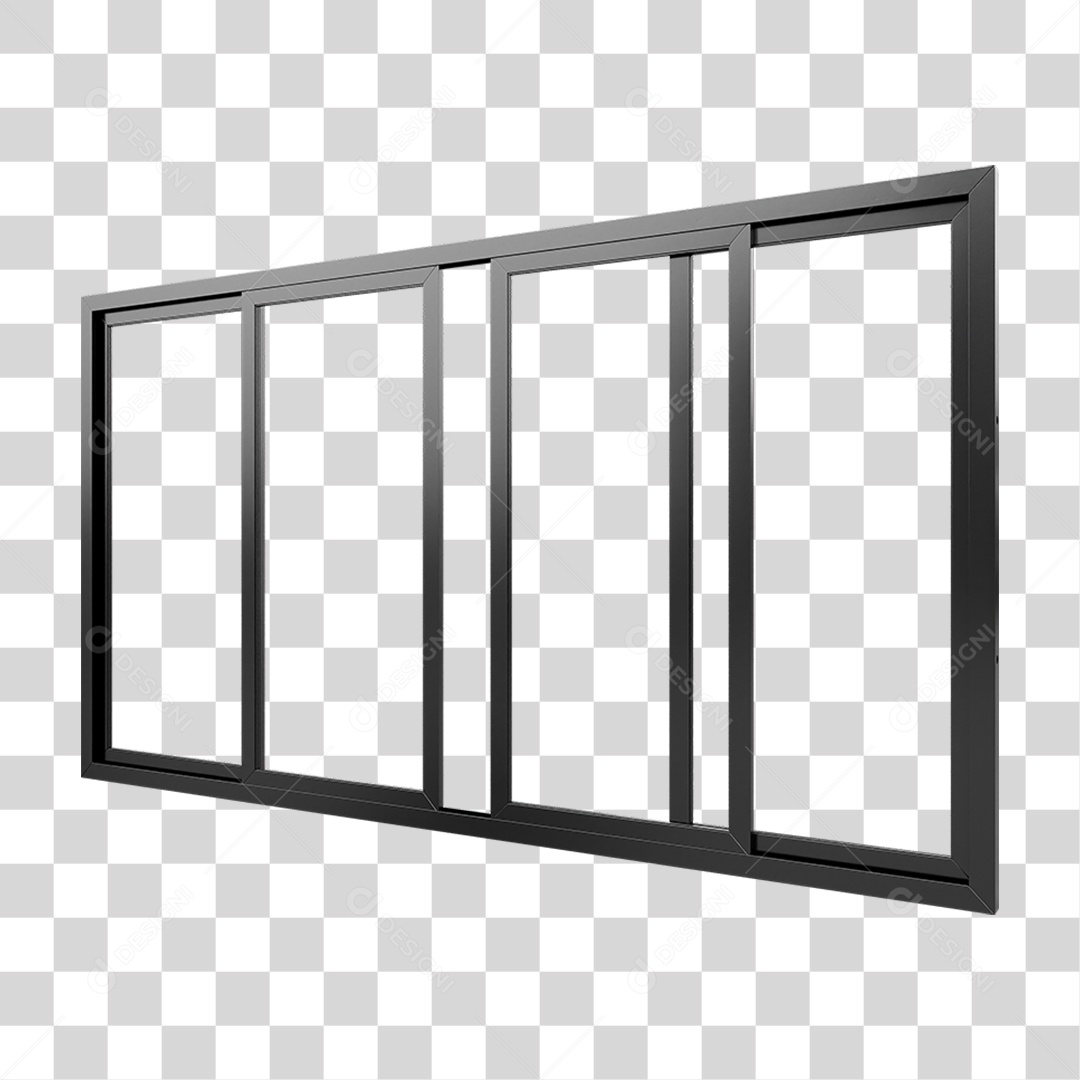 Abertura de Alumínio Metal PNG Transparente