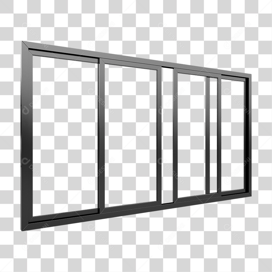 Abertura de Alumínio Metal PNG Transparente