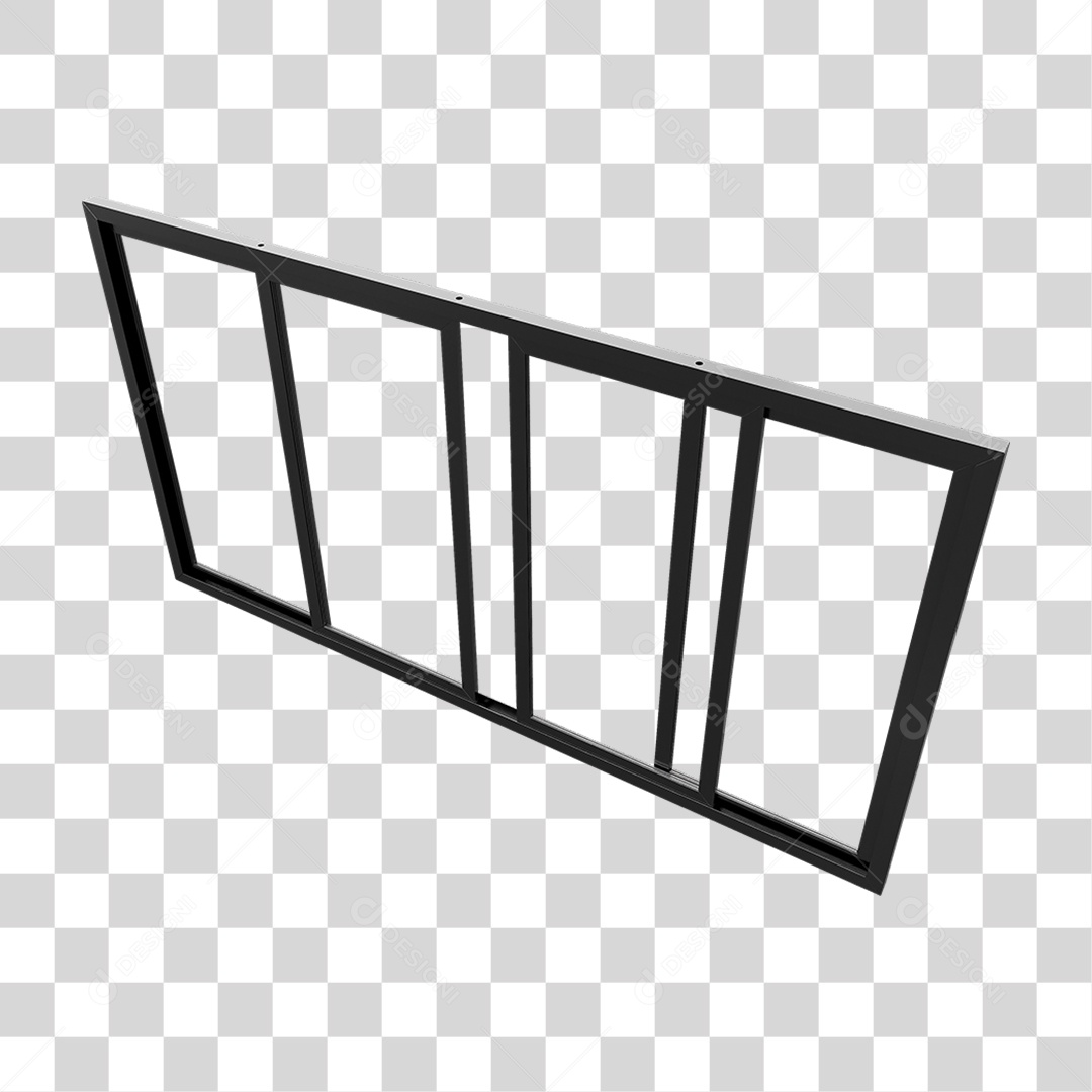 Abertura de Alumínio Metal PNG Transparente