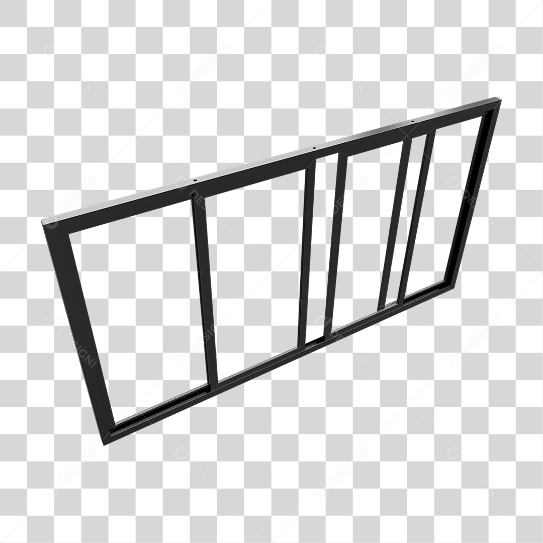 Abertura de Alumínio Metal PNG Transparente