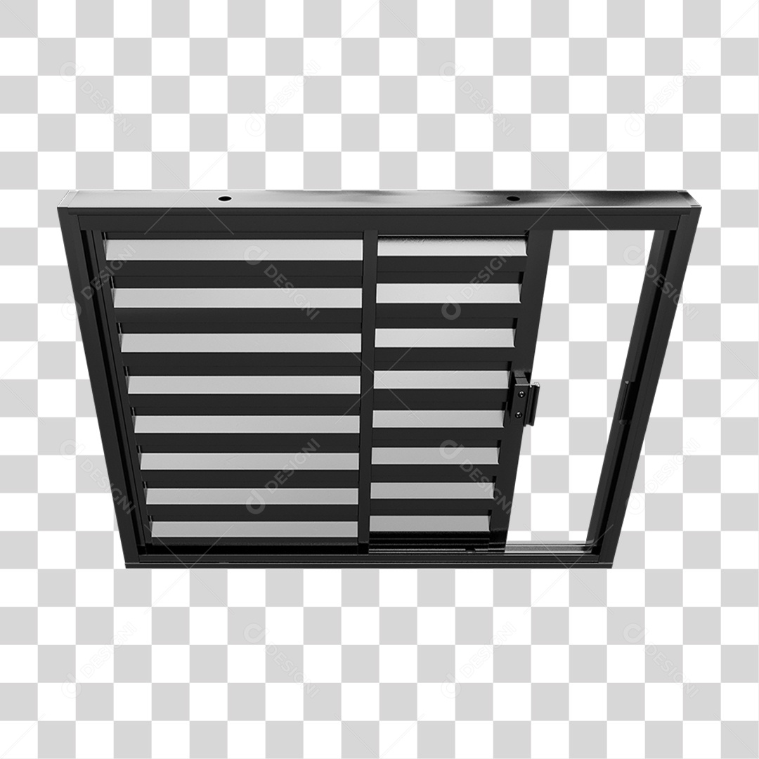 Janela Sasazaki Metal PNG Transparente