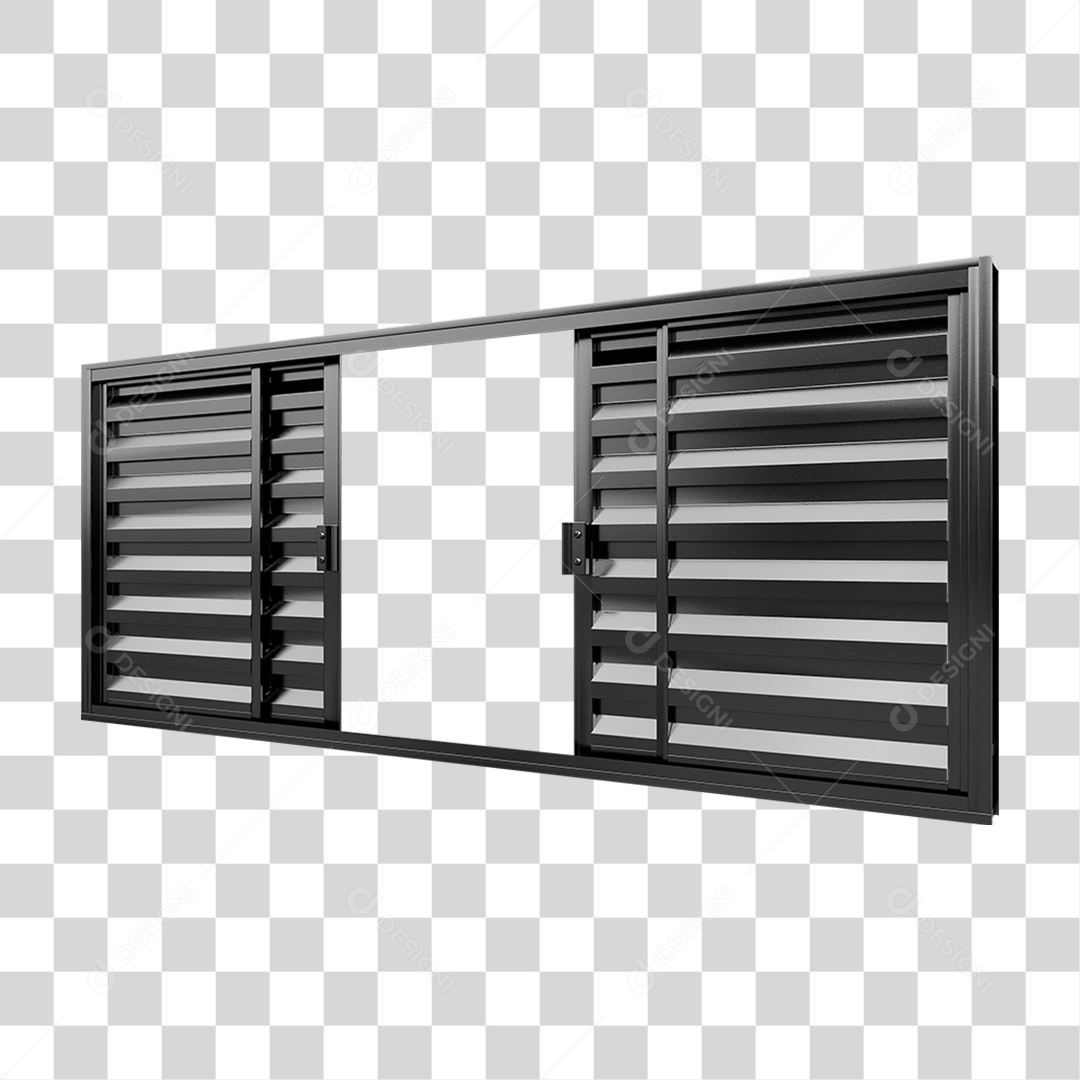 Janela Sasazaki Metal PNG Transparente