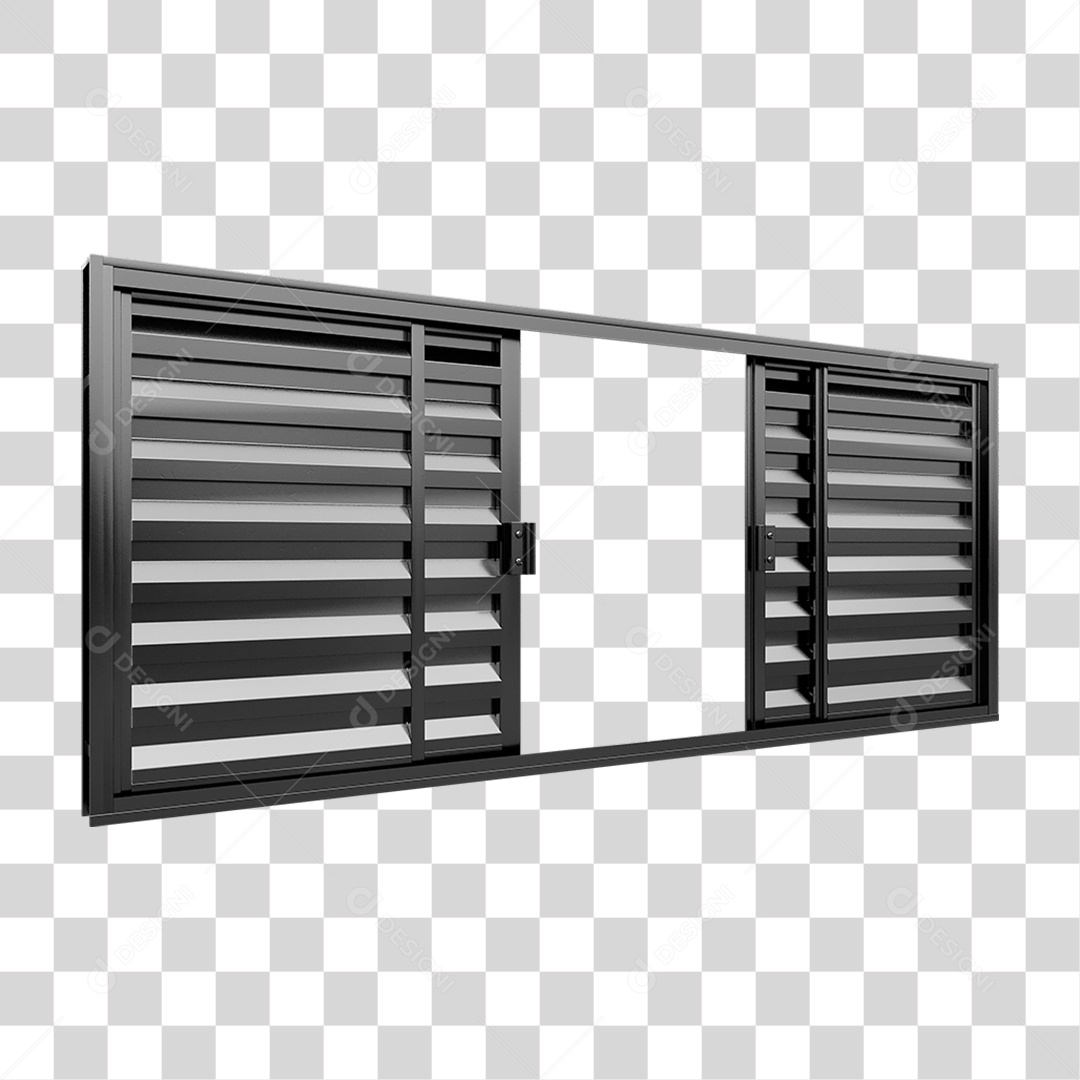 Janela Sasazaki Metal PNG Transparente