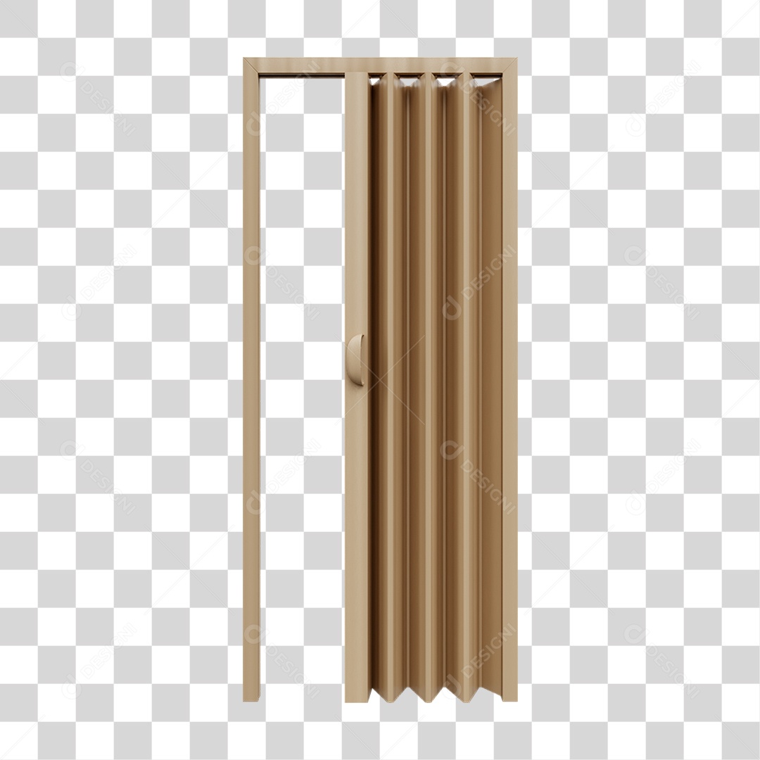 Porta Sanfonada PNG Transparente