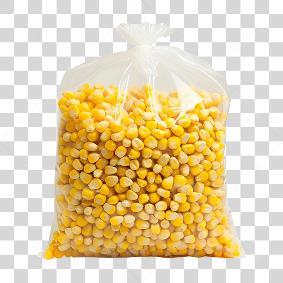 Sacola de Plástico com Verduras PNG Transparente