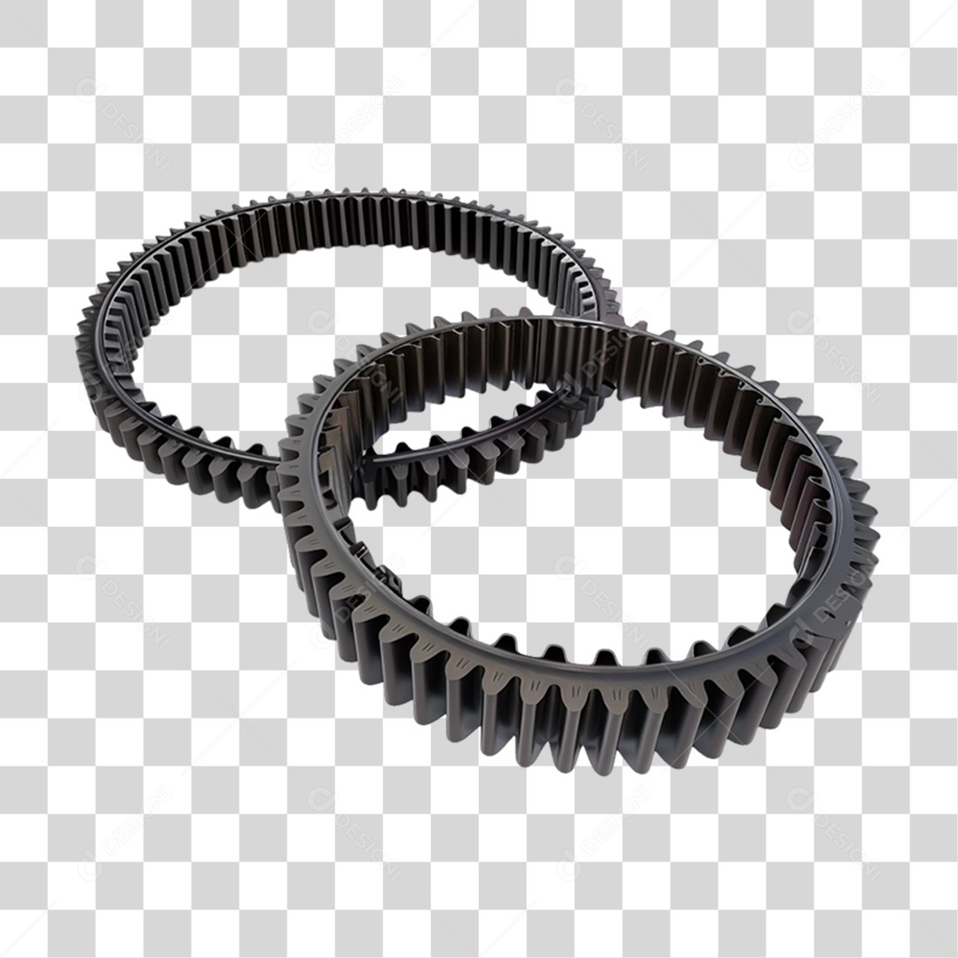 Correia Dentada PNG Transparente