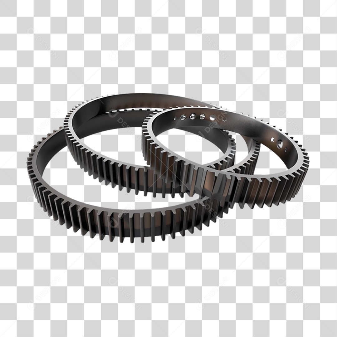 Correia Dentada PNG Transparente