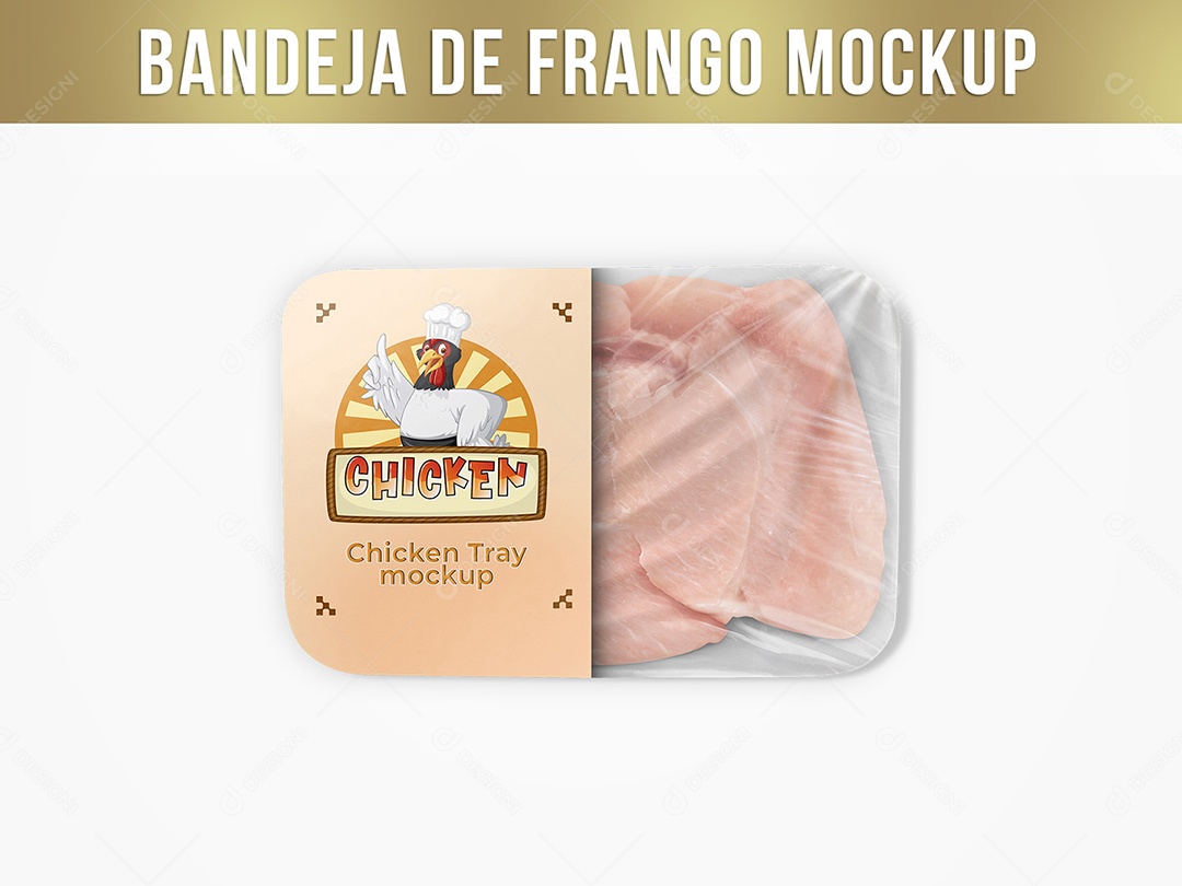 Bandeja de Frango Mockup PSD