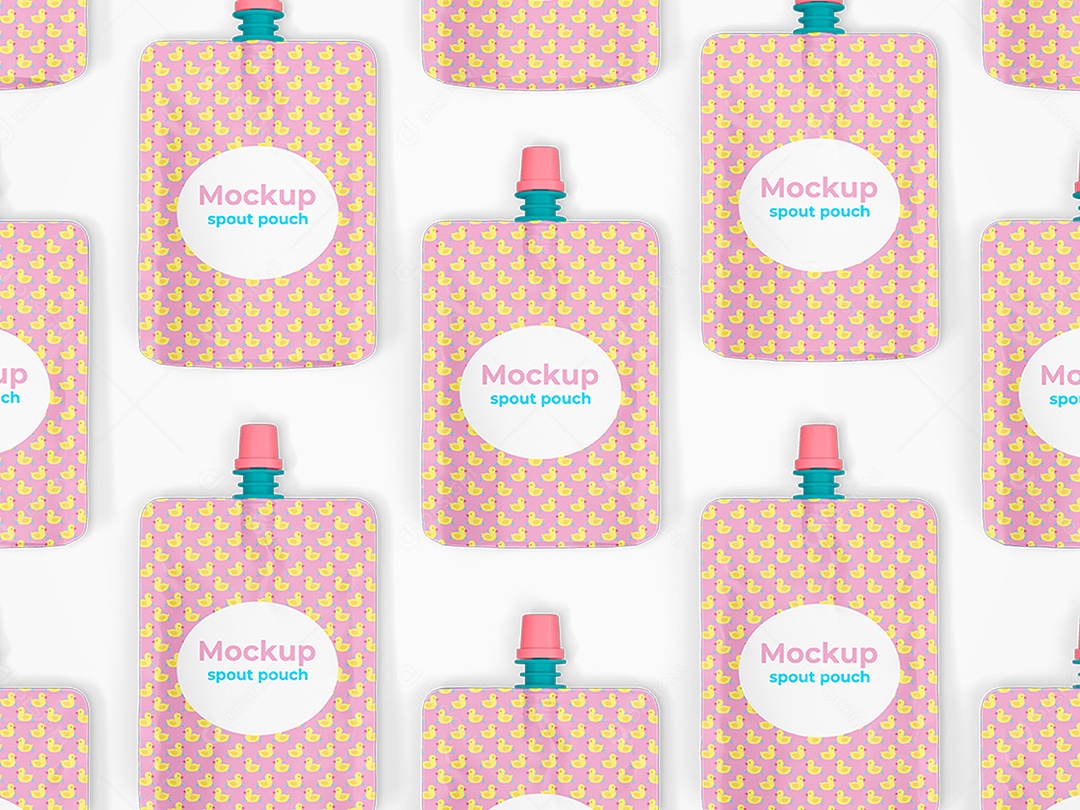 Embalagem com Bico Mockup PSD