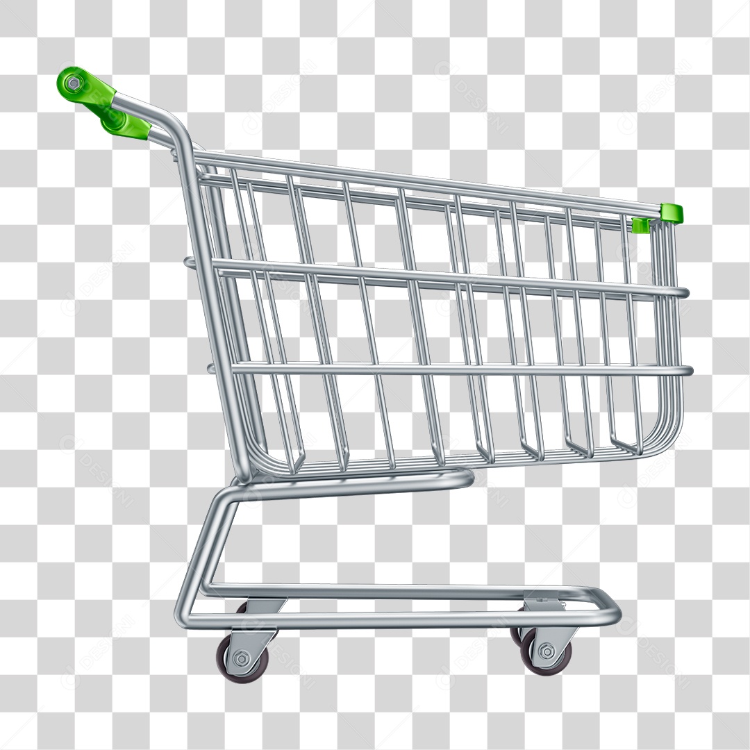 Carrinho de Compras Supermercados PNG Transparente