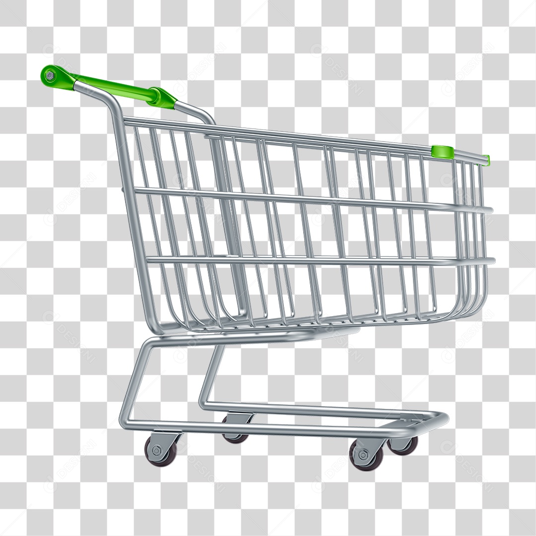 Carrinho de Compras Supermercados PNG Transparente