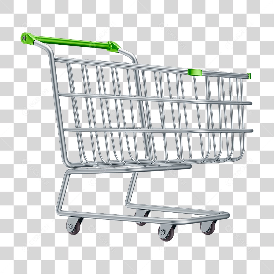 Carrinho de Compras Supermercados PNG Transparente