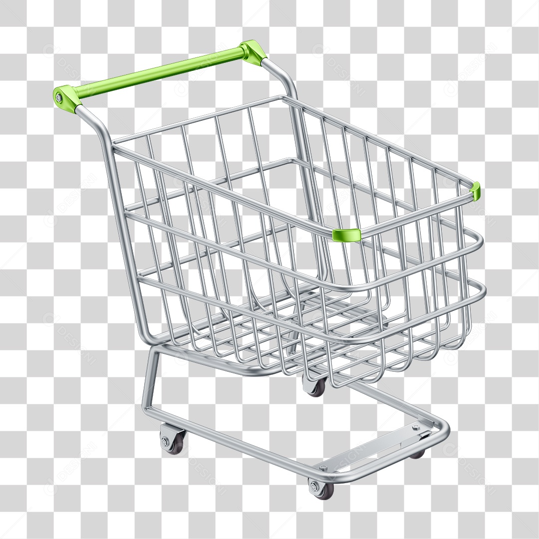 Carrinho de Compras Supermercados PNG Transparente