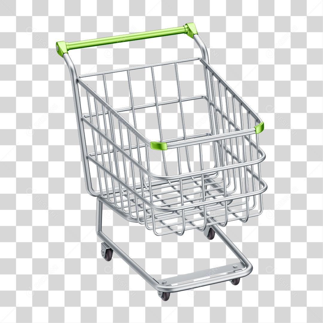Carrinho de Compras Supermercados PNG Transparente