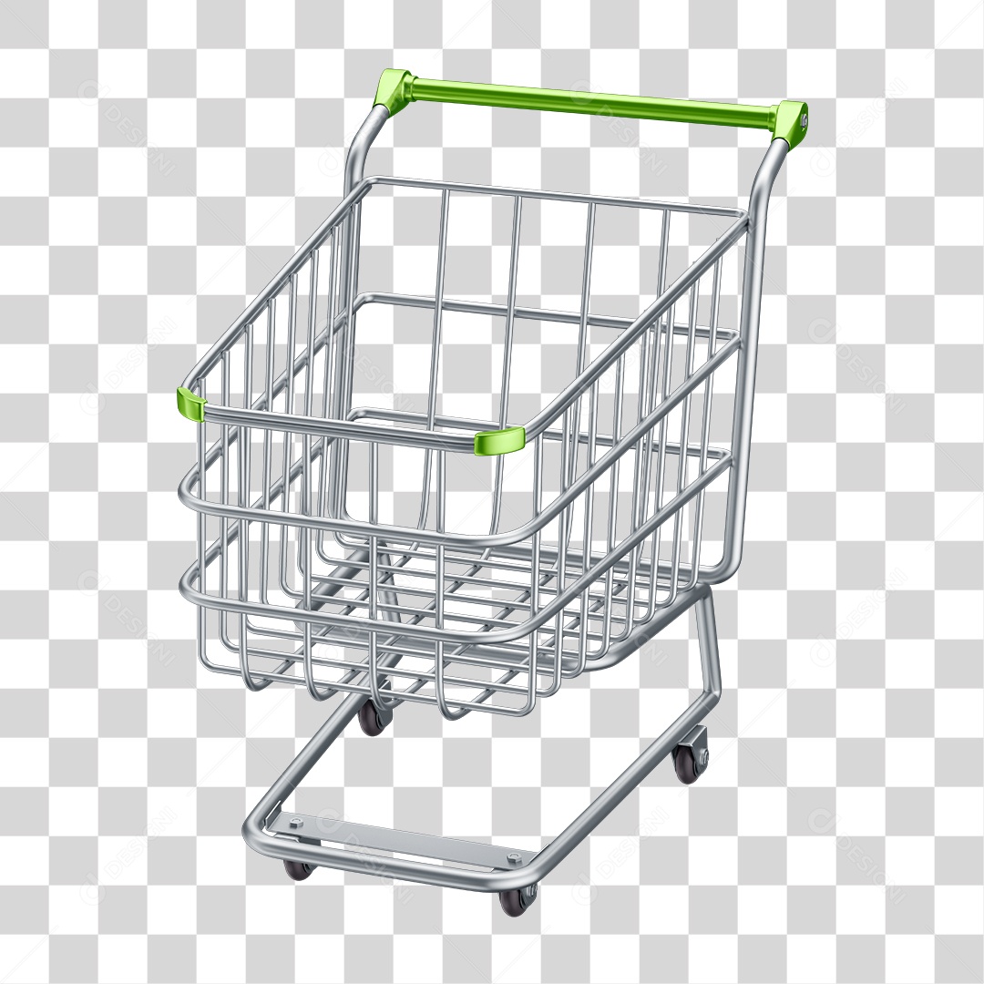 Carrinho de Compras Supermercados PNG Transparente