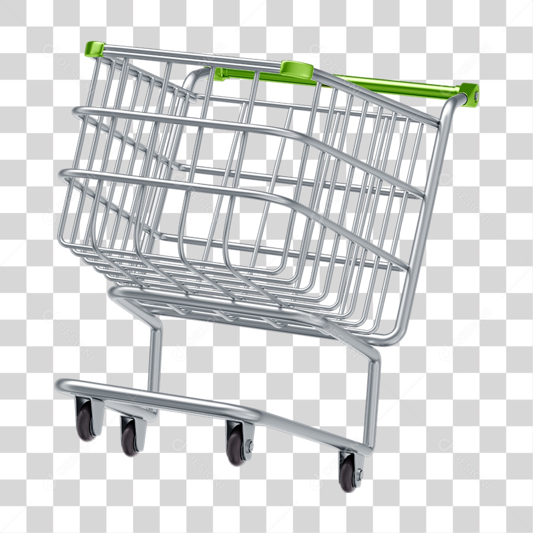 Carrinho de Compras Supermercados PNG Transparente