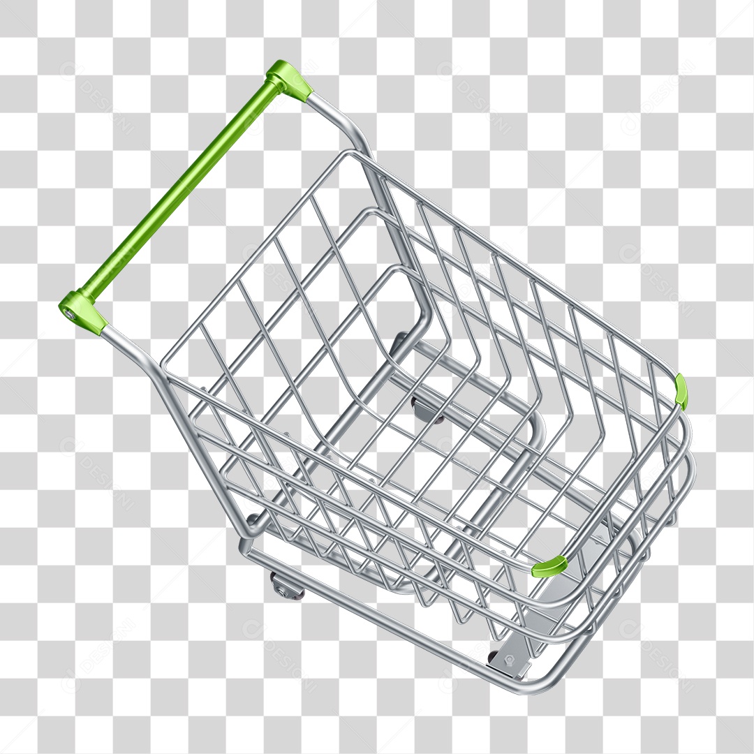 Carrinho de Compras Supermercados PNG Transparente