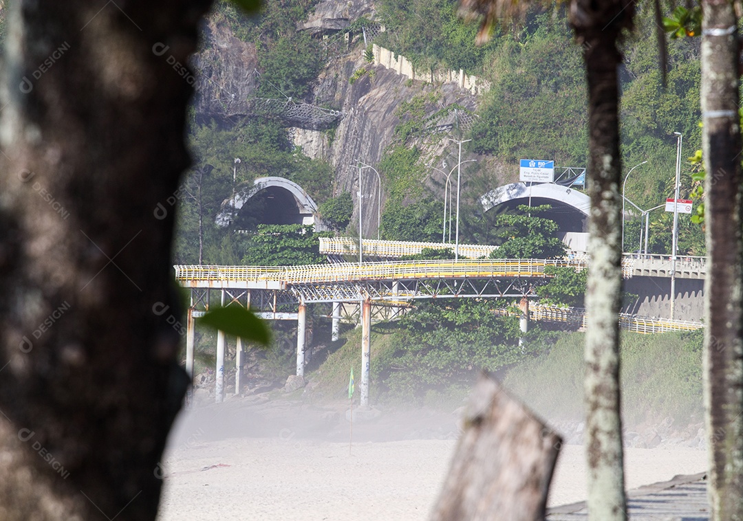 Vista da Praia de São Conrado no Rio de Janeiro