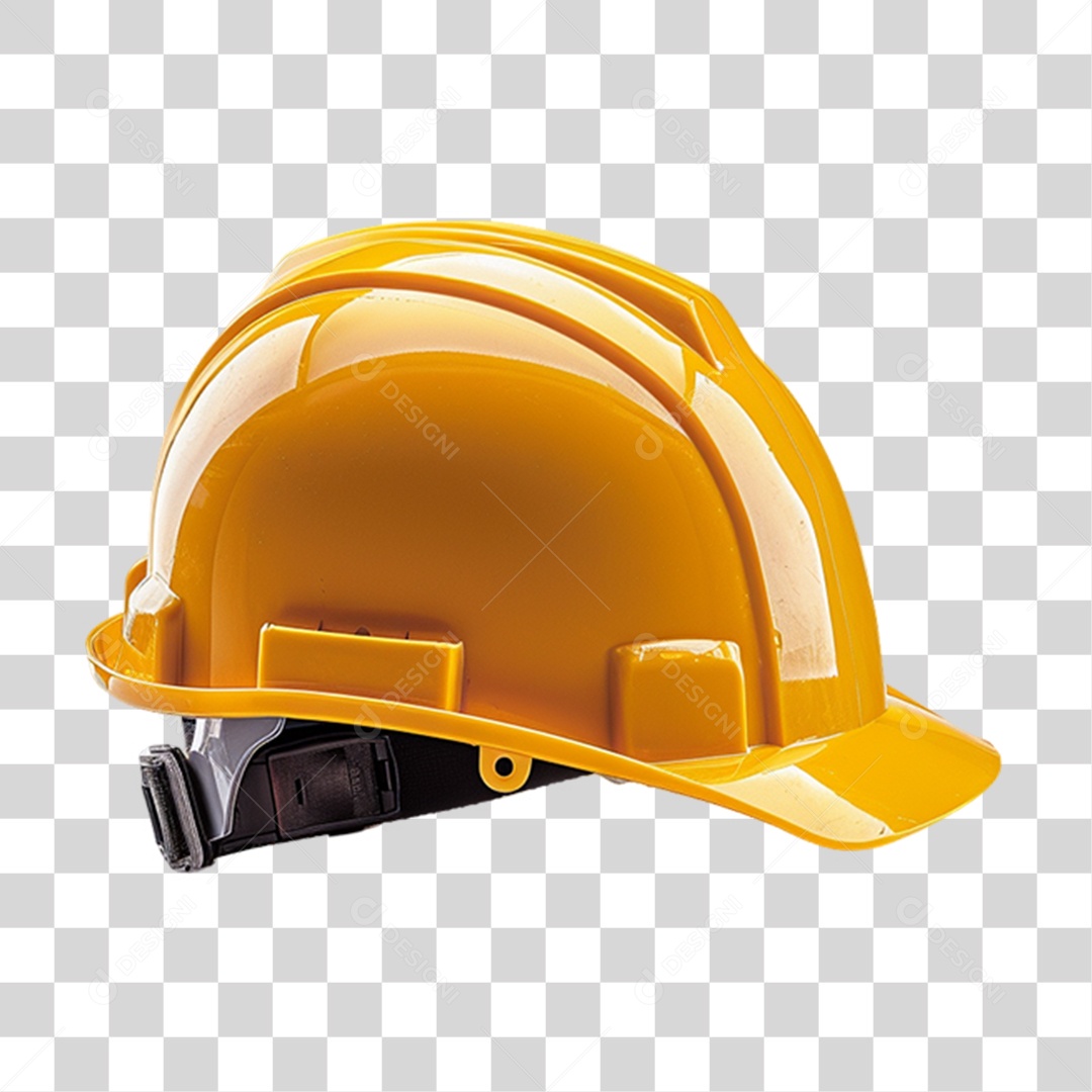 Elemento 3D Capacete de Proteção PNG Transparente