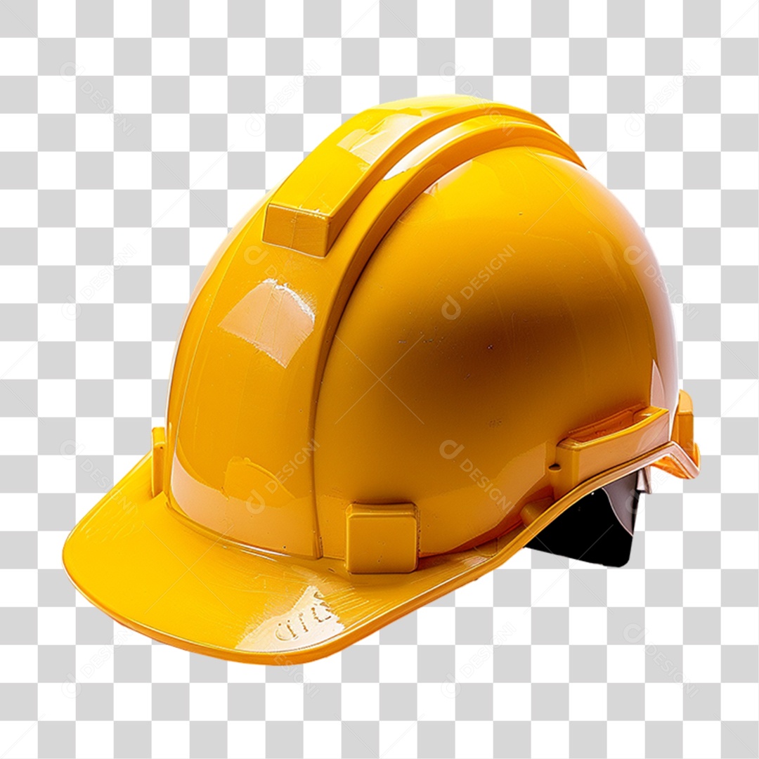 Elemento 3D Capacete de Proteção PNG Transparente