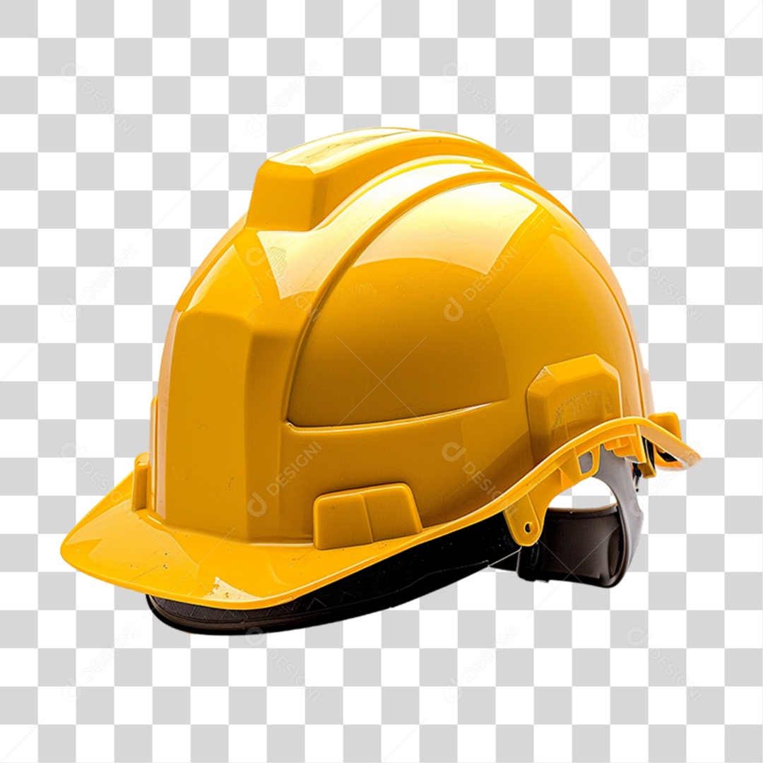 Elemento 3D Capacete de Proteção PNG Transparente