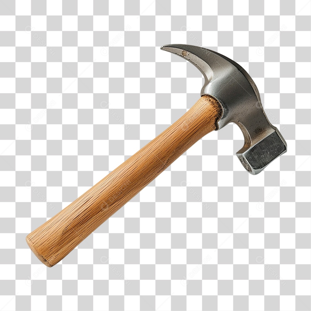 Elemento 3D Martelo PNG Transparente