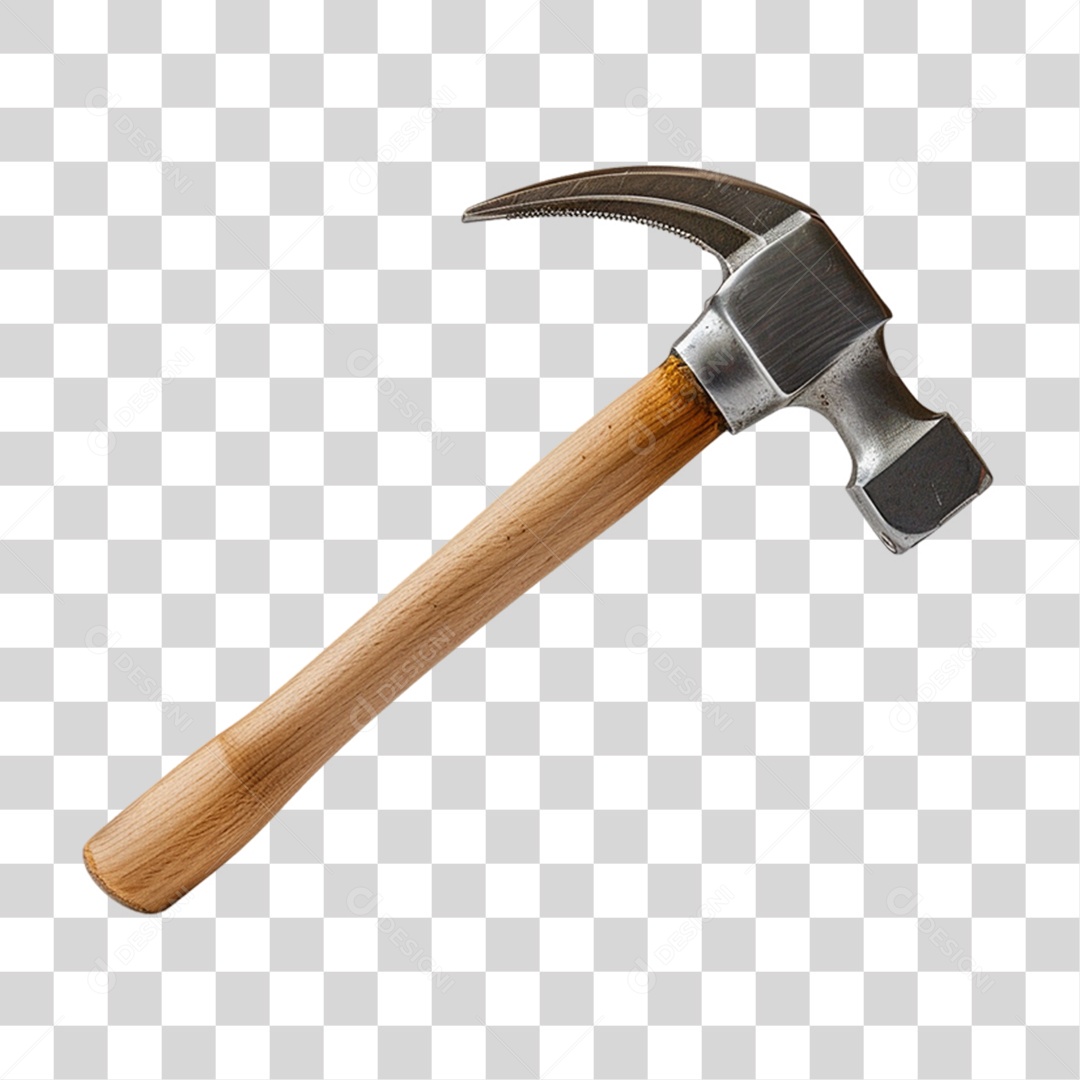 Elemento 3D Martelo PNG Transparente