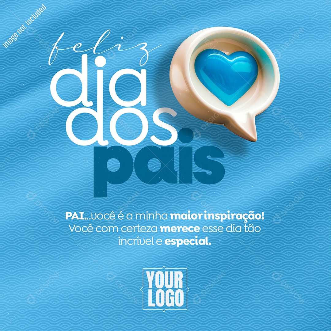 Feliz Dia Dos Pais 11 de Agosto Social Media PSD Editável