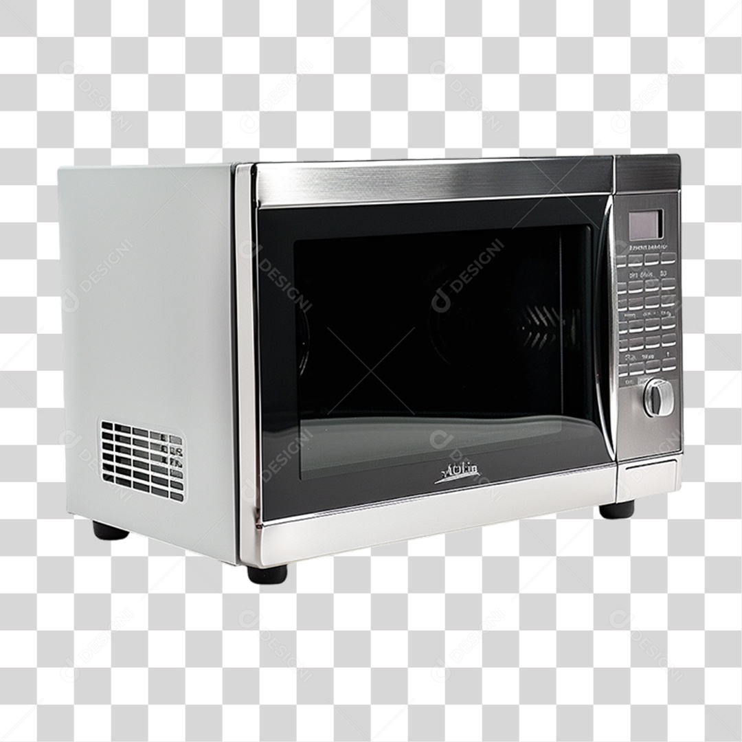Elemento 3D Micro-ondas PNG Transparente