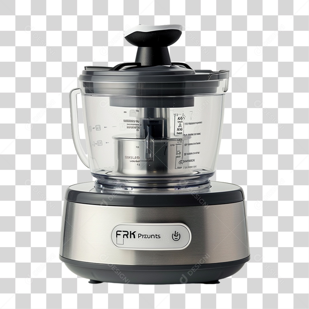 Elemento 3D Processador de Comida PNG Transparente