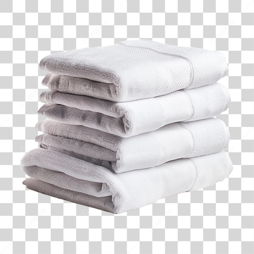 Elemento 3D Toalhas PNG Transparente