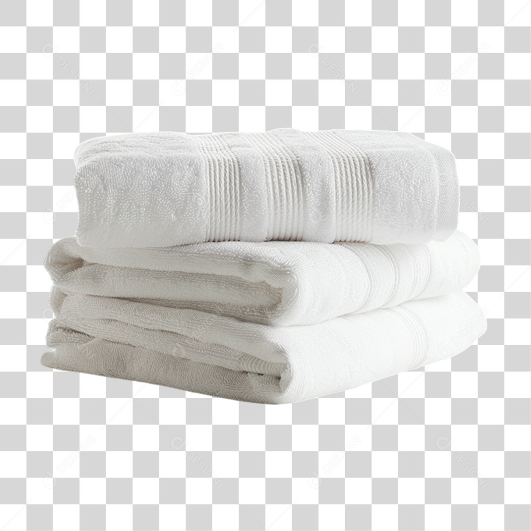 Elemento 3D Toalhas PNG Transparente
