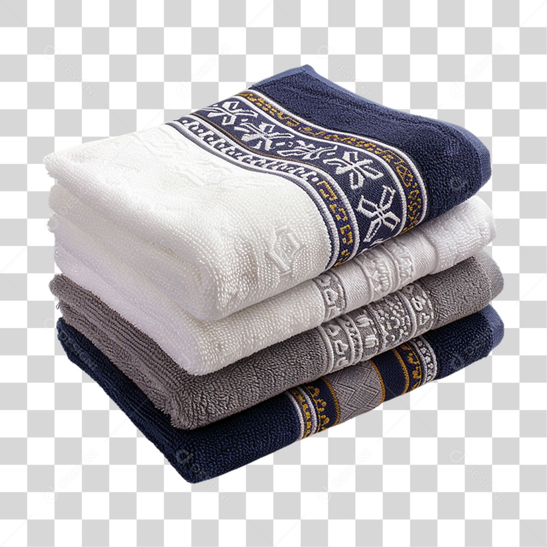 Elemento 3D Toalhas PNG Transparente
