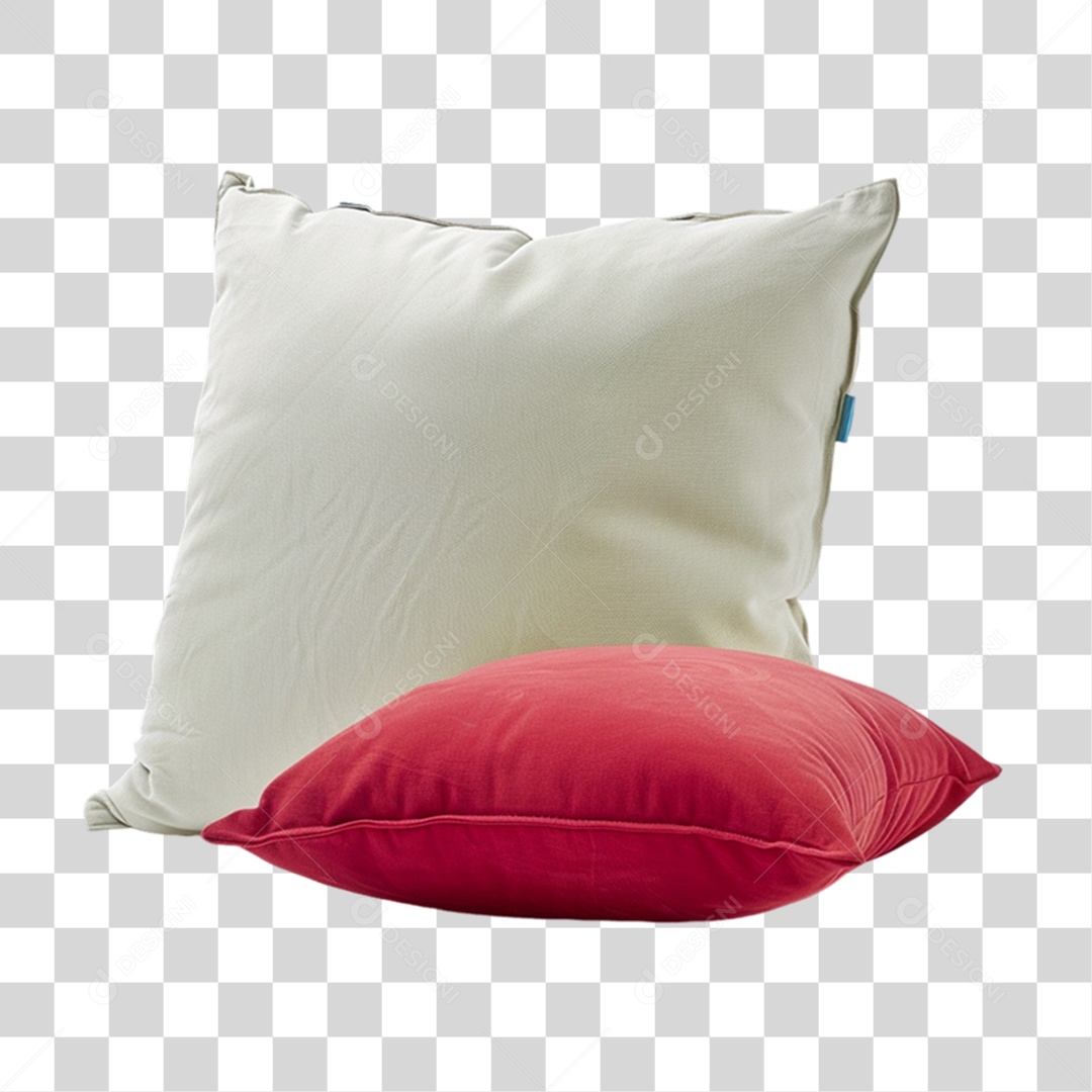 Elemento 3D Travesseiros PNG Transparente