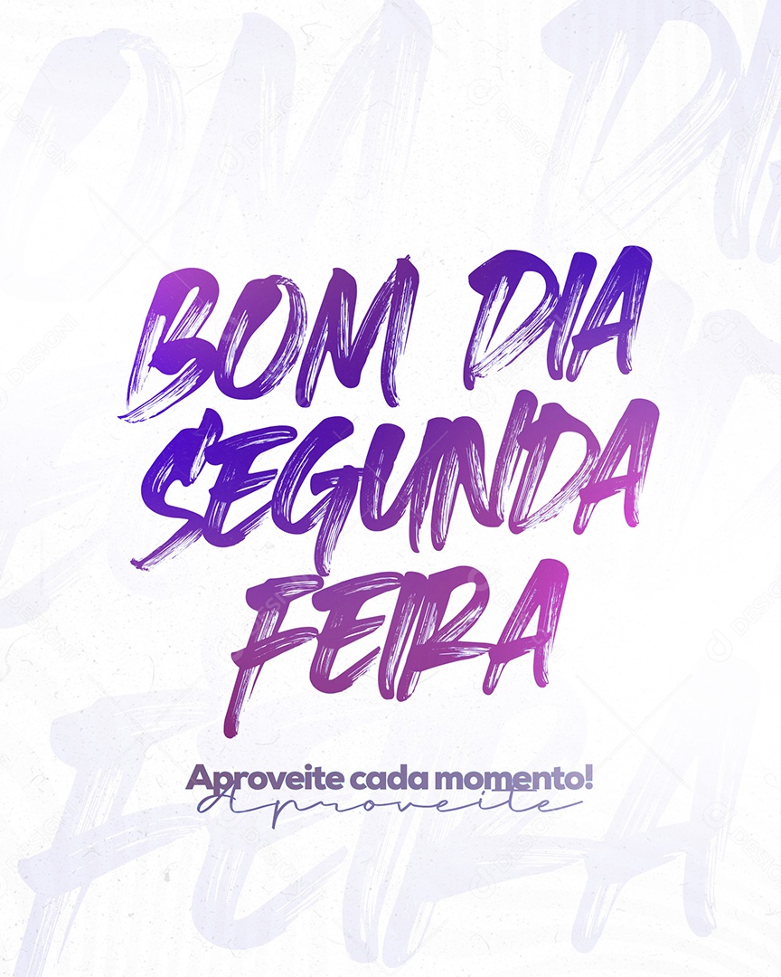 Social Media Bom Dia Segunda PSD Editável