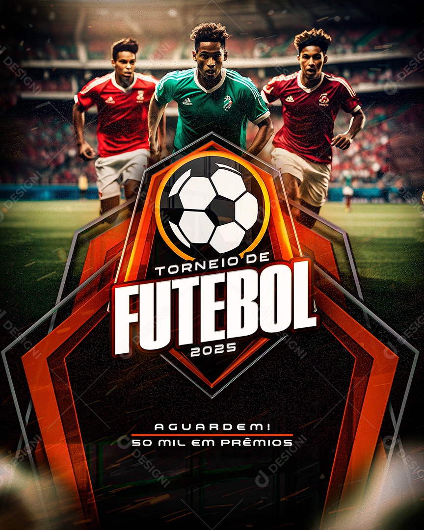 Torneio de Futebol Social Media PSD Editável