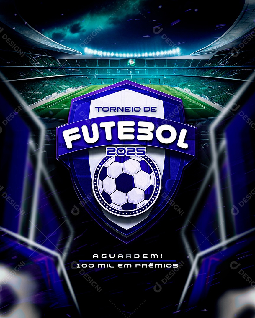 Torneio de Futebol Social Media PSD Editável